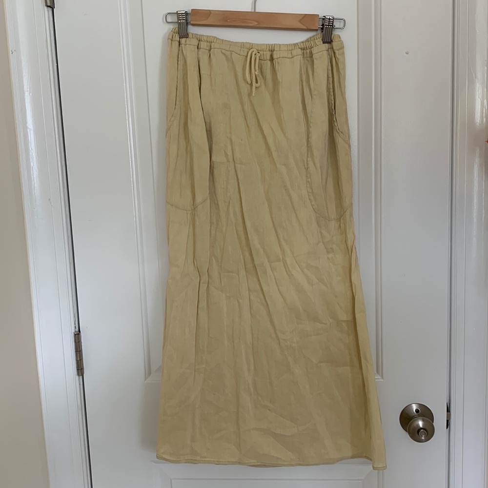 VINTAGE yellow skirt